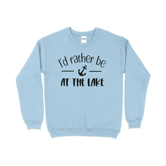 Lake Life Sweatshirt, Lake Vacation Shirt, Lake House, Family Lake Shirt, (LightBlue, S)