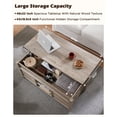 thumbnail image 4 of Mesa de café OKD 48 Farmhouse con parte superior elevable con almacenamiento oculto, 4 of 7