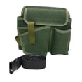 thumbnail image 2 of Bolsa de herramientas para cintura de electricista, bolsa de almacenamiento de lona práctica y ligera, con organizador de cinturón ajustable para dest, 2 of 9