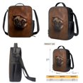 thumbnail image 4 of Xixirimido Pug Dog Broken Leather Print Back to School Backpack Set of 3 Primary/Middle Schoolbag Thermal Lunch Box Pencil Bag 3 in 1 for Boys Girls, 4 of 4
