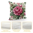thumbnail image 4 of COMIO Throw Pillow Cover Case Vintage Floral Pillow Covers,Soft Decorative Throw Pillow Case for Living Room Bedroom Sofa Couch Cushion Covers White, 4 of 5