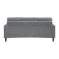 thumbnail image 5 of OakvillePark Mapleholt Corduroy Sofa, Gray, 5 of 7