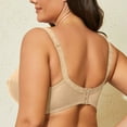 thumbnail image 5 of Gibobby Sujetadores para mujer Lencería sexy para mujer Sujetador de encaje para mujer con anillo de para cerrar el par de sujetador de leche(Beige,100), 5 of 5