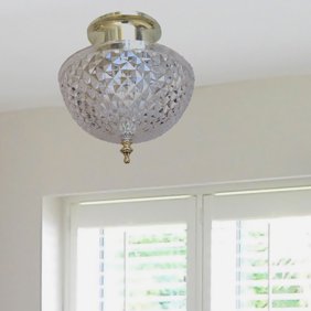 Elegant Clip On Ceiling Light Cover Clear Walmart Com
