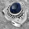 thumbnail image 2 of Natural Sodalite 925 Sterling Silver Ring s.7 Jewelry R-1312 SDR154627, 2 of 5