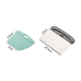 thumbnail image 3 of 2-in-1 Heavy-Duty Stainless Steel Dough & Flour Scraper - Sharp Baking Dough Noodle Cutter for Household Cake Bread Pastry Making, Durable Kitchen Baking Tool for Home Bakers Use, White, 3 of 6