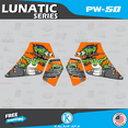 thumbnail image 2 of Kalair GFX Graphics Kit for Yamaha PW50 (All Years) Lunatic Series, 2 of 5