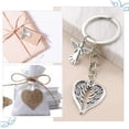 thumbnail image 7 of 1 Box 40Pcs Angel Charms Guardian Angel Charm Bulk Tibetan Style Alloy Wings Double Sided Charms for Jewelry Making Charms Christmas Earrings Necklace Bracelet Supplies Craft Antique Silver, 7 of 7