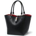 thumbnail image 2 of Bolso de mano Sqlp, tamaño grande, para mujer, de diseño, color negro, 2 of 3