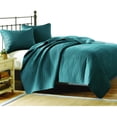 thumbnail image 4 of Hampton Hill Bennett Place Cotton Coverlet Set, Queen, Blue, 4 of 4