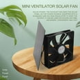 Qtmnekly 20W Solar Exhaust Fan Air Extractor 6 Inch Mini Ventilator