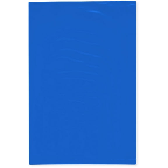 Plymor 6" x 9" (Pack of 100), Blue 2 Mil Flat Open Plastic Poly Bags