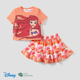 thumbnail image 1 of Disney Disney Princess Moana/Ariel 2 piezas de conjunto de camiseta para niñas pequeñas con estampa del personaje Naia™ y patrón por toda la prenda y falda volada, 1 of 3