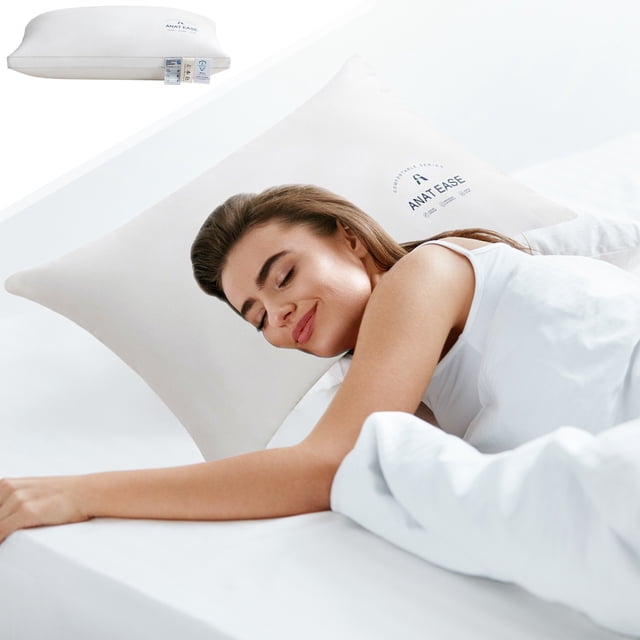 Bed Pillows, 18.9*29.13 Inch Cooling and Supportive Full Pillow for Side and Back Sleepers, Down Alternative Hotel Collection Sleeping Pillows
