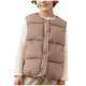 thumbnail image 2 of Chaquetas y abrigos casuales sin mangas y sin capucha de invierno de color sólido con plumón, chaqueta sin mangas y sin capucha para niños, abrigos casuales, chaquetas, abrigos de poliéster para niños, 2 of 7