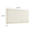 thumbnail image 6 of Headboard, Full Size, Natural Beige, Vegan Leather, Bedroom, Modern Contemporary HB36752, 6 of 7