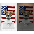 thumbnail image 2 of Caroline's Treasures KJ1155CNL Flag with Jack Russell Terrier Ceramic Night Light, 6x4x3", multicolor, 2 of 2