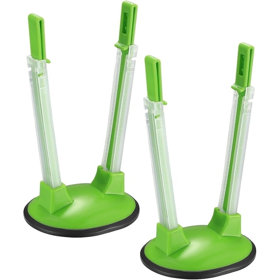 Plastic Bag Holder, 2Pcs Bag Holders For Plastic Bags, Baggy Rack Holders For Food Prep Freezer Bags Ziplock Holder Stand, Meal Planning Prep Bag's Stand Drying Rack