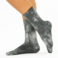 thumbnail image 1 of Women and Men's Tie-dye Graffiti Cotton Winter Casual Sock Set, Soft Crew Dress Sock (3Pack), 1 of 2