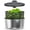New Stainless Steel Easy Spin, variant on Large Salad Spinner - Salad Spinner with Pull Cord - Salad Bowl for 4 to 6 Servings - Manual Vegetable and Fruit Dryer - Vegetable Spinner with Brake