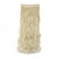 thumbnail image 2 of LELINTA 24-29 Inches Wavy 3/4 Full Head Clip in Hair Extensions One Piece Hair Up to 20 colors, 2 of 6