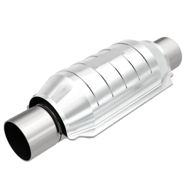 Magnaflow 48 State Converter Catalytic Converter 53004 Universal 48 State; 5-1/8 Inch Diameter Case; Single 2 Inch Slip Fit Inlet; Single 2 Inch Slip Fit Outlet; 9 Inch Body/13 Inch Overall Length