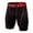 Black Red, variant on Maxcozy Men's Compression Shorts Quick-drying Elastic Tight Sport Short Pants