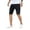 Black, variant on tasrioml Men Denim Shorts Straight Tapered Legs Ripped Holes Design Knee-Length Shorts Versatile Style Short Jeans