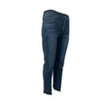 thumbnail image 3 of 3X1 Women's Straigh Buttons Pockets Jeans, Dark Blue, 30, 3 of 5