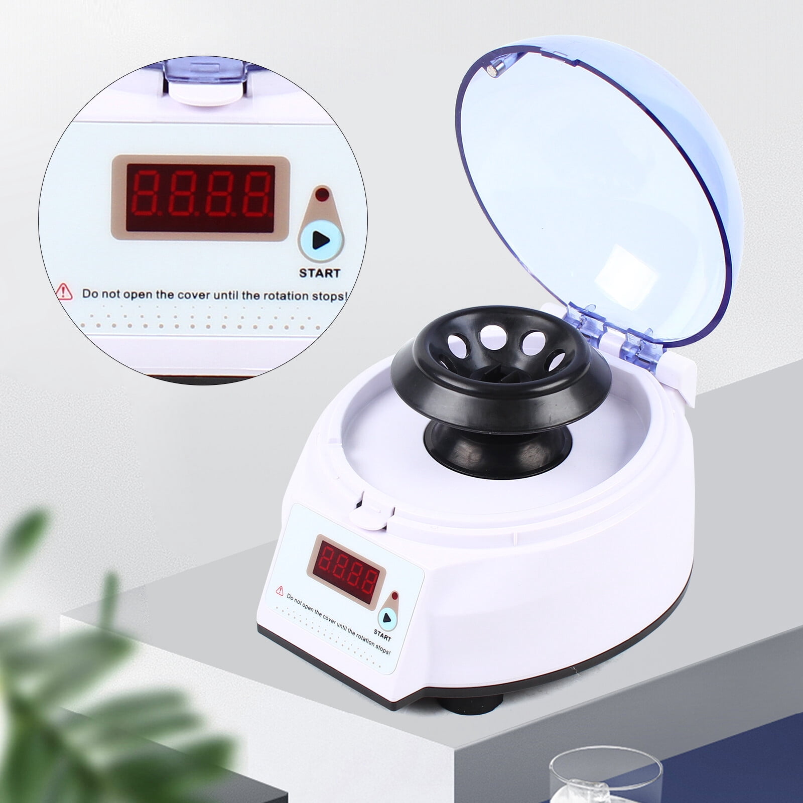 Mini Centrifuge Lab Mini Micro Centrifuge 4000 rpm w/ Angel/PCR Rotors LXJ-4