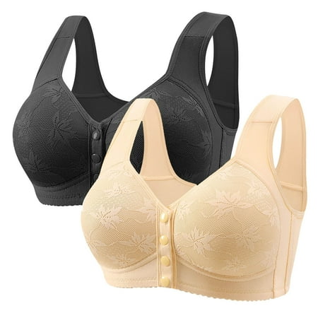 HZLPFO Comfortable Seamless Full Coverage Bra for Women Wireless Bras with Soft Support Regular BK1 48