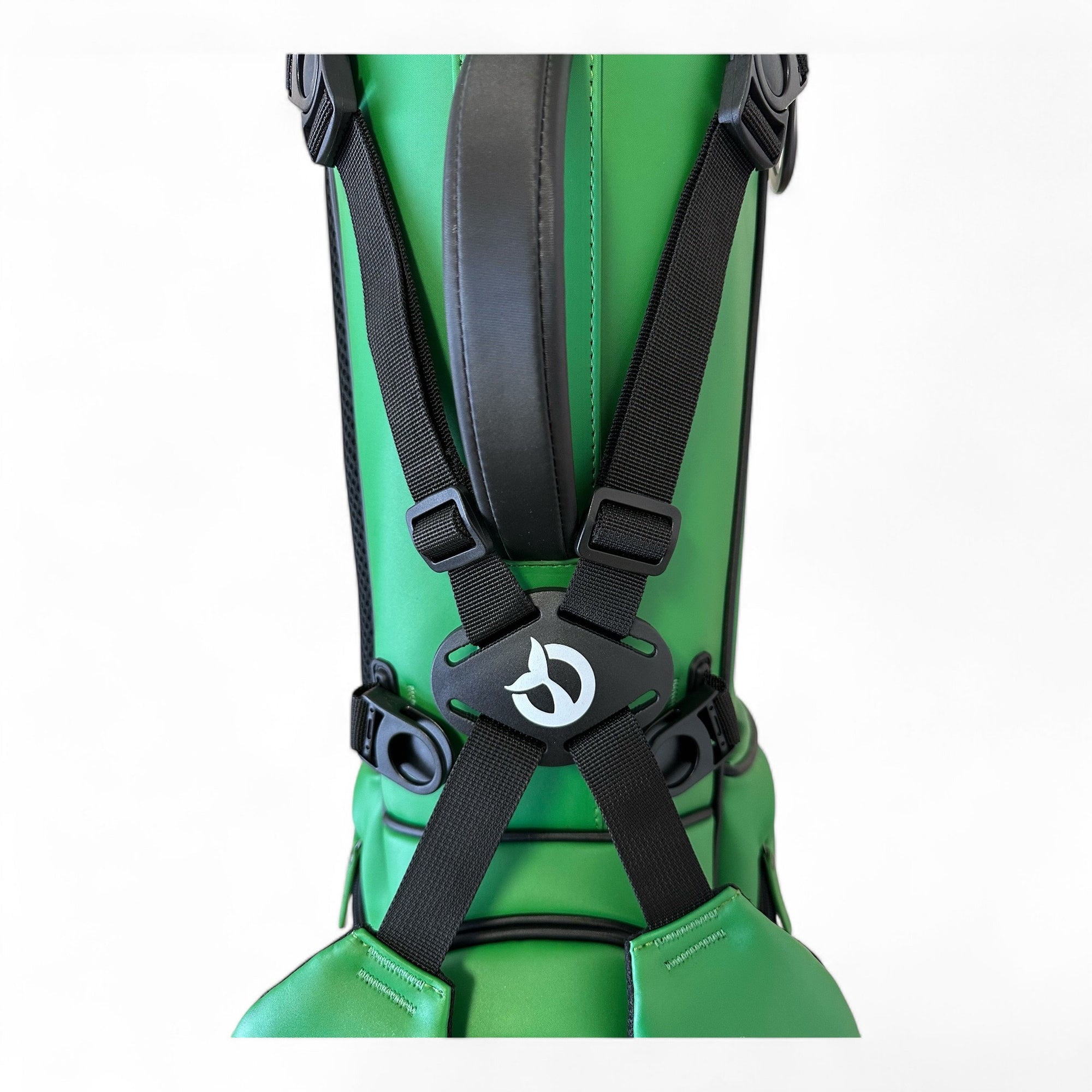 NEW Orca Golf Dorsal 2 Synthetic Leather Stand Bag 4-Way Top - August Green