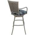 thumbnail image 2 of Outdoor Indoor Swivel Bar Stool 30" Seat - Erin - Craftsman Flint Fabric - Beige, 2 of 4