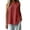 Wine, variant on CHUMUD Women's Cotton Linen Tank Top, Sleeveless Crewneck Pullover, Side Slit Casual Summer Blouse, S-2XL