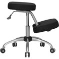 thumbnail image 2 of Flash Furniture Mobile Ergonomic Kneeling Office Chair in Black, 2 of 7