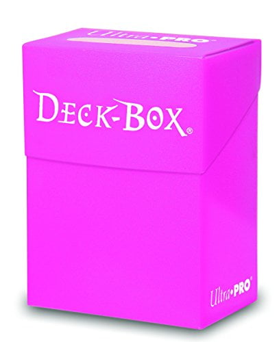 Ultra Pro Deck Box Solid PINK Card Holder Standard Small Storage Gaming 82481 