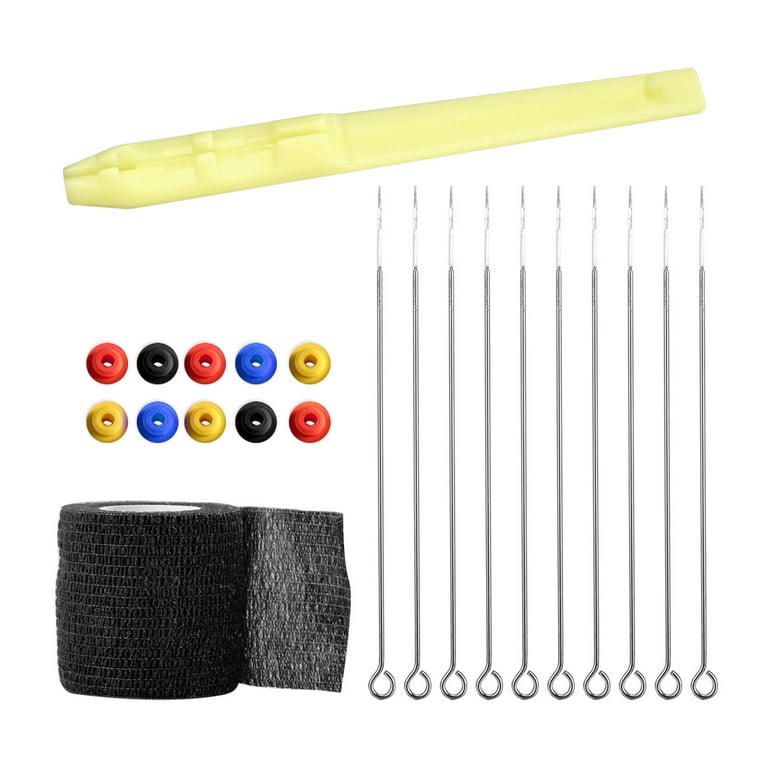 Xinkairun Hand Poke and Stick Tool DIY ing Supply Needles Set(Buy 2 Get 3),Multi-color, Size: One Size