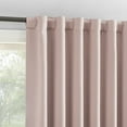 thumbnail image 3 of Sun Zero Aria 2-Piece 2-Pack Magnetic Closure Theater Grade 100% Blackout Back Tab Curtain Panel Pair, 52"X63", Blush, 3 of 10