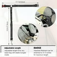 thumbnail image 3 of 2 Packs Dog Cat Safety Seat Belt Strap Car Headrest Restraint Adjustable Nylon Fabric Dog Restraints Vehicle Seatbelts Harness, 3 of 11