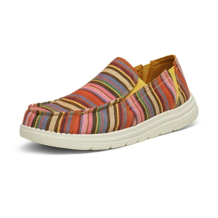 

BRUNO MARC Women’s Slip-on Canvas Loafers Casual Shoes SBLS226W BOHO-STRIPE Size 7