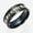Black, variant on Luminous Jesus Cross Christian Letter Men Ring Glow In The Dark Titanium Steel-Blue-8