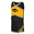 thumbnail image 2 of Girls Youth Colosseum Black Iowa Hawkeyes Cheerleader Top & Skirt Set, 2 of 3