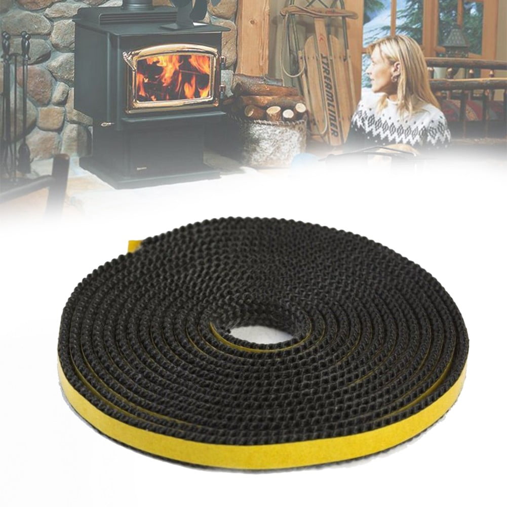 4M Fireplace Gasket Sealing Tape 10x2mm For Glass