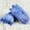 Blue, variant on Animal Paw Slippers for Kids Boys Girls Soft Plush Crib Shoes Winter House 4-10 Years