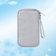 thumbnail image 4 of EeaseMX Bolsa de almacenamiento para accesorios digitales de viaje, organizador de baterías externas, estuche para cable USB (gris), 4 of 7