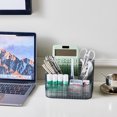 thumbnail image 3 of YAOMOBB Makeup Tools Box Clear Cosmetics Storage Box Organizer Multi Compartments Lipstick Makeup Container, 3 of 7