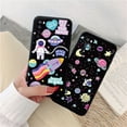 thumbnail image 4 of OPPO A17 A77 A57 A16 A54 A93 A53 A72 A15 A31 A5 A9 2020 A12 Reno 5 6 Lite 7 5G Realme GT C35 8i 7 8 Pro C21Y C21 C15 C11 Realme Narzo 50 Astronauta Basado En El Espacio Anti-Caída Caso Del Teléfono, 4 of 4
