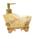 thumbnail image 4 of Liquid Soap Dispenser Resin 1Pcs Pump Lotion for Bathroom Wash Room Tabletop Yellow, 4 of 8