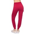 thumbnail image 3 of ALWAYS Women's Super Soft Casual Cargo Jogger Pants Deep Red M, 3 of 6