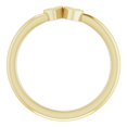thumbnail image 2 of PRECIOUS STARS 14K Yellow Gold 2-Heart Family Engravable Ring, 2 of 3